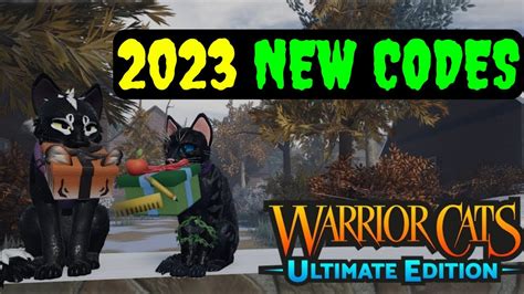 Warrior Cat Codes March 2023