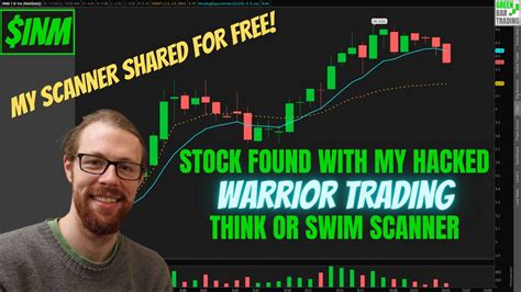 Download the Warrior Trading Momentum Day Trading Stock Scanners