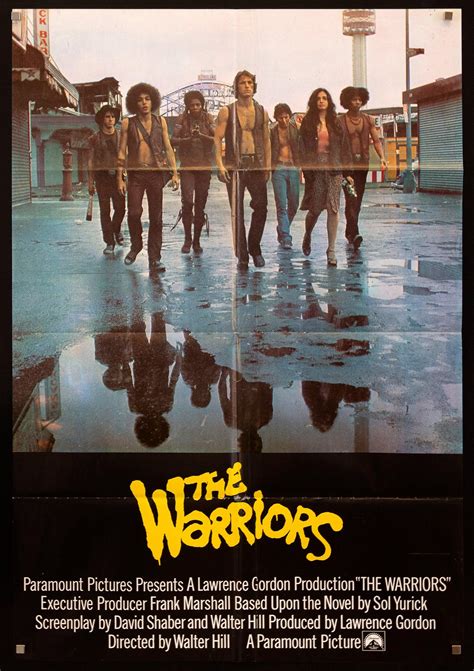 warriors movie poster original