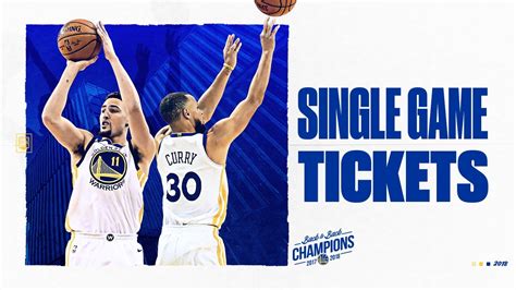 warriors single game ticket