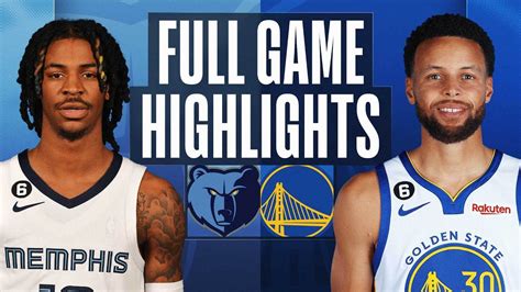 warriors vs grizzlies full game highlights