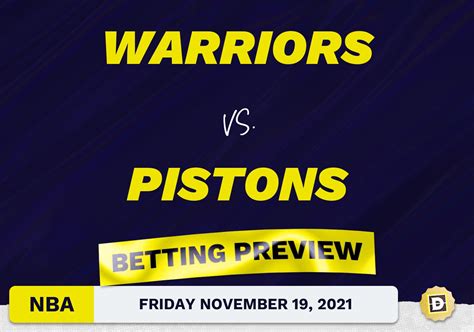 warriors vs pistons prediction