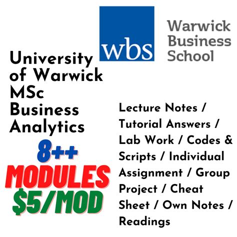 warwick msc business analytics