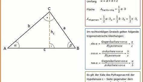 Dreieck Flache Berechnen Formel