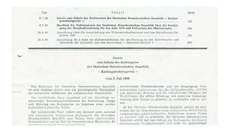 gesetzblatt der deutschen demokratischen - ZVAB