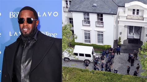 was diddy's house raided