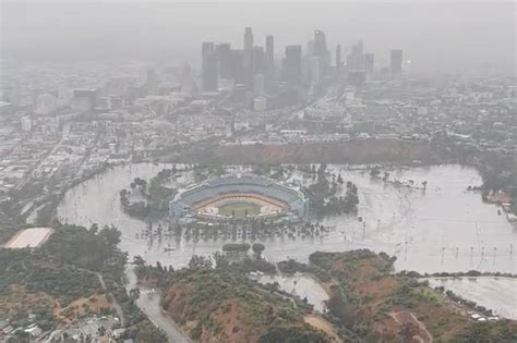 was dodger stadium flooded