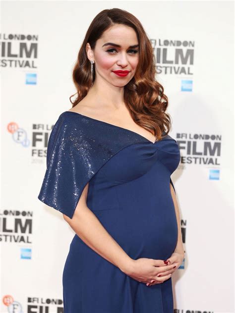 was emilia clarke pregnant during filming
