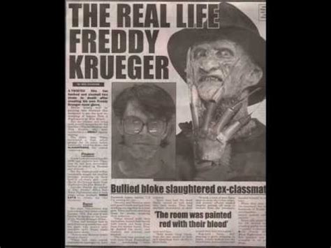 was freddy krueger a real person