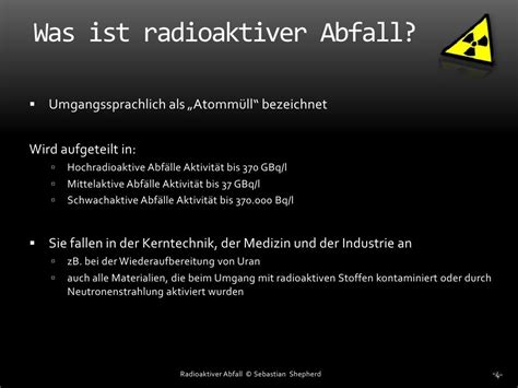 was ist radioaktiver abfall