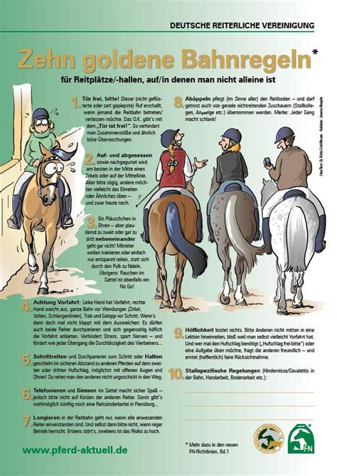 was sind die regeln beim reiten