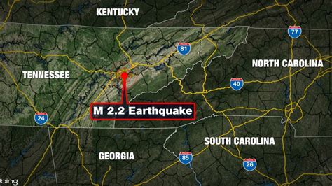 was there an earthquake in tennessee today