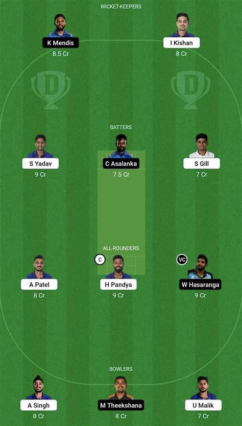 was vs not dream11 prediction today