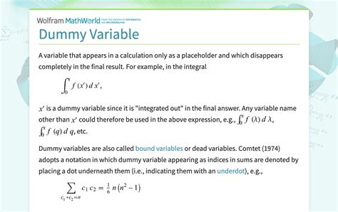 Was a dummy variable?