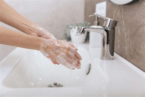 Image of washing hands