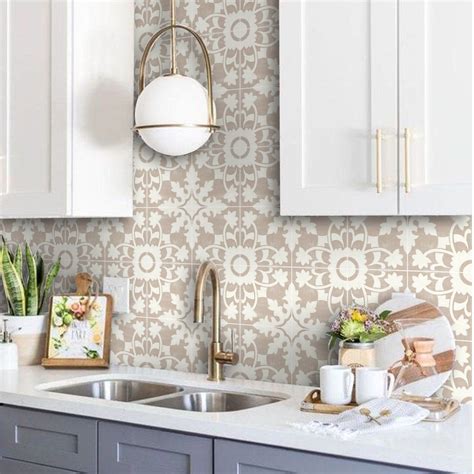 Washable Vinyl Wallpaper Backsplash