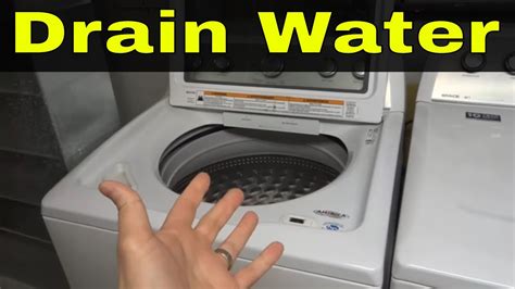 Washer Drain Water