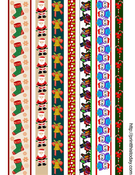 10 Printable Washi Tape Designs for Your Next Creative Project