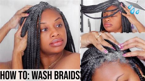 Washing Box Braids