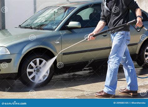 Washing Car When Windy