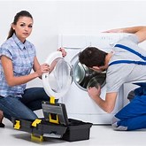 Washing machine repair person