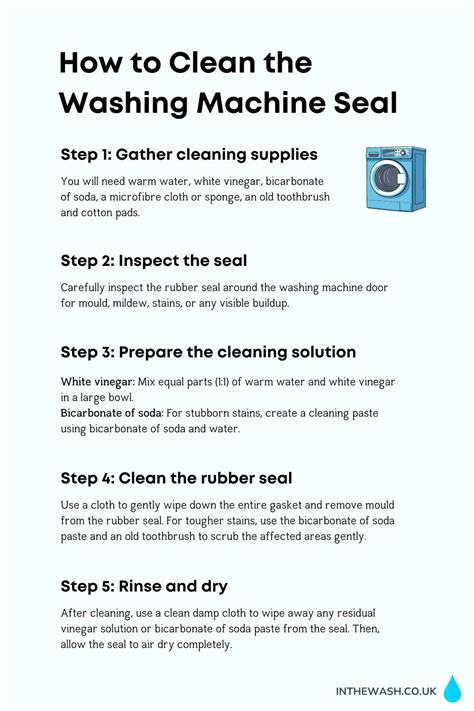 Washing Machine Seal Maintenance