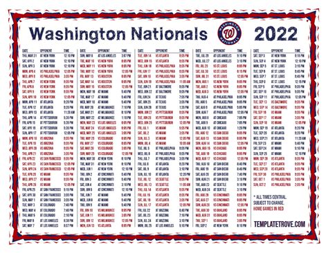 Printable 2020 Atlanta Braves Schedule