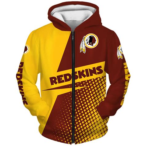 washington redskins hooded sweatshirts