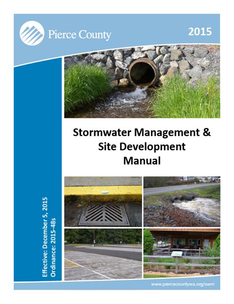 washington state ecology stormwater manual