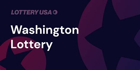 Washington Lottery Games, Results, and Other Information