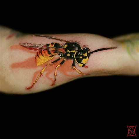 Controversial Wasp Tattoo Designs Ideas