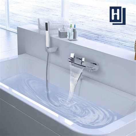 Wasserfall Badewannenarmatur wannen Armatur Badewanne Sehr Massive Badarmatur eBay