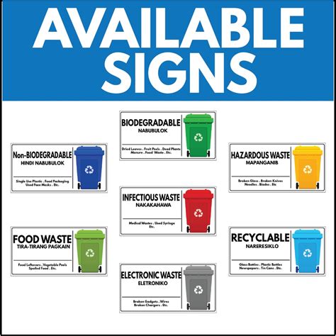 Waste Disposal Labels