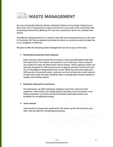 waste management bids and tenders