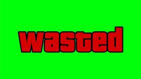 Wasted Red GTA Sticker Sticker Mania