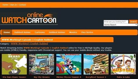 watch cartoons online free watchcartoononline