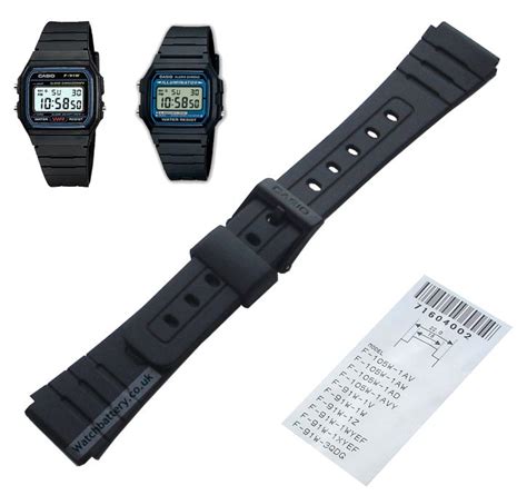 Watch Strap Casio F-91W