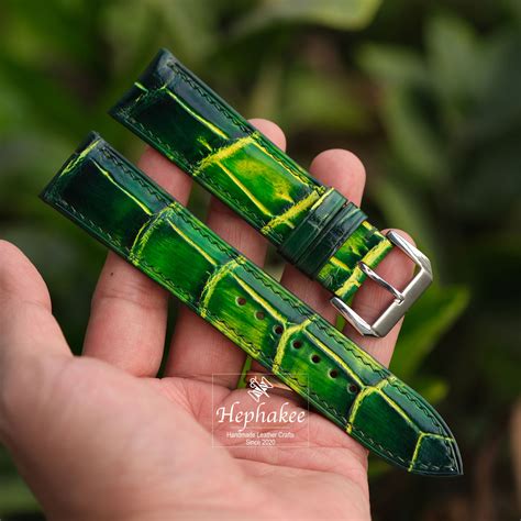 Watch Strap Crocodile Leather