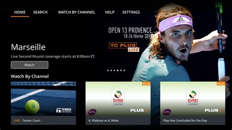 watch tennis channel and tennis channel plus
