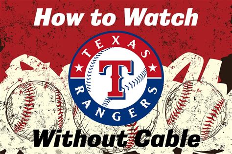 watch texas rangers baseball game live