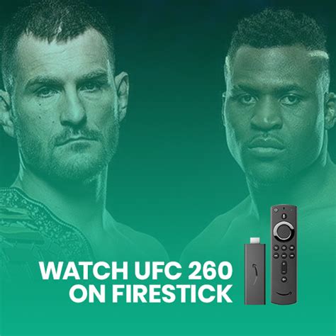 watch ufc live stream for free on firestick