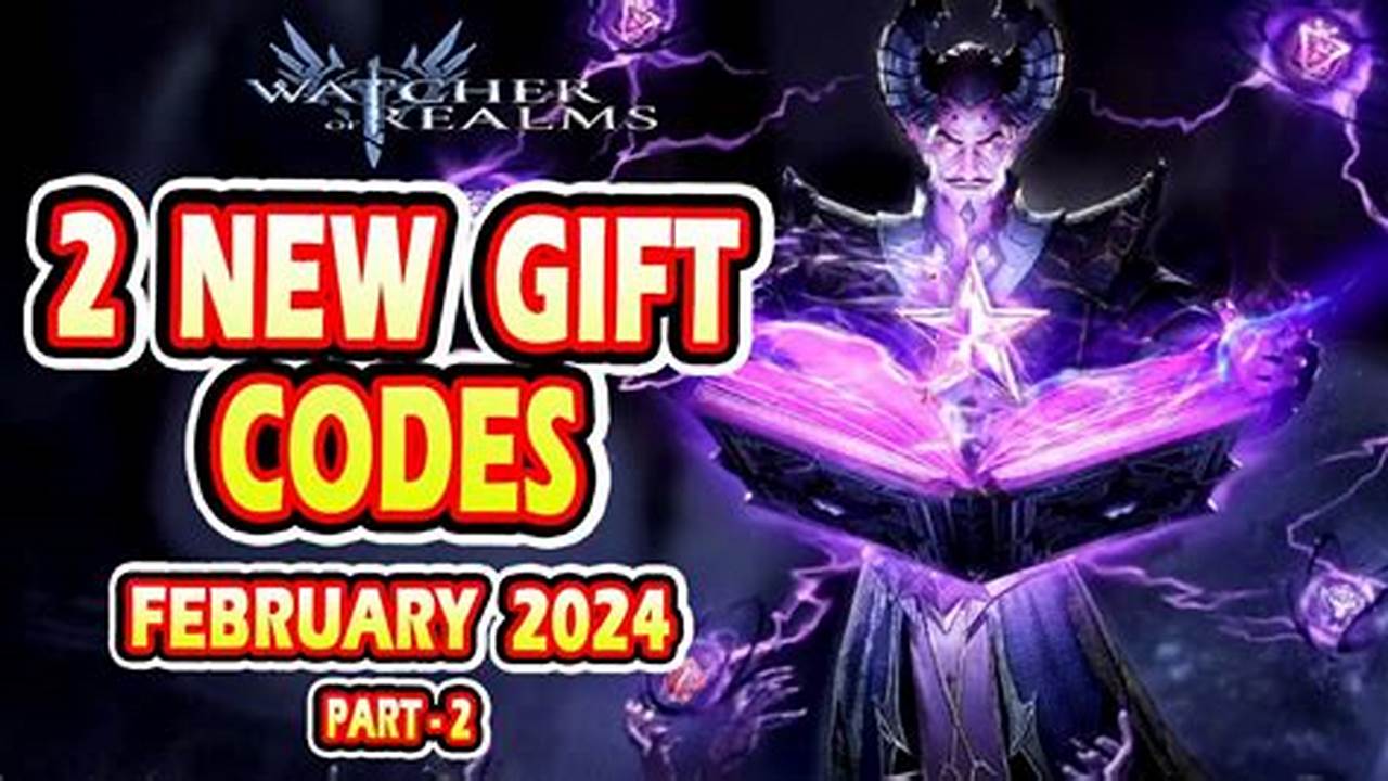 Watcher Of Realms Codes February 2024
