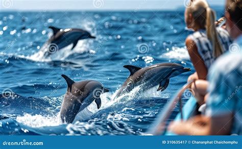 watching dolphins jump