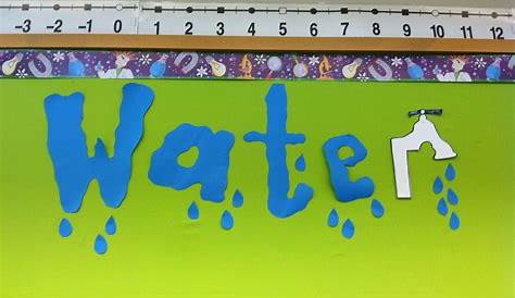 Wonderful Water Unit. Infant Classroom. Underwater Bulletin Board