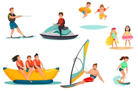 Water Activities Drawing