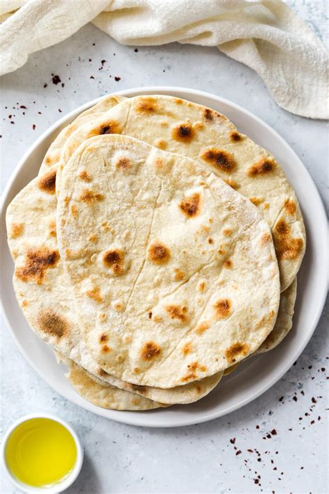 Water And Flour Only Flatbread