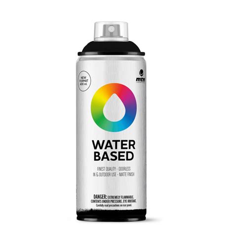 Water Based Spray Paint Black