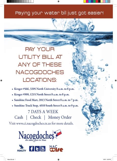 water billing nacogdoches texas