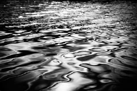 water black and white