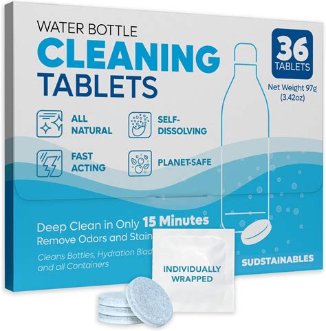 water bottle cleaning tablets